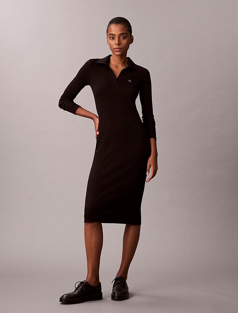 Calvin Klein – Midi crna haljina Calvin Klein – Midi crna haljina